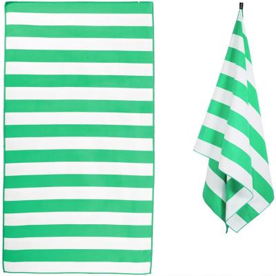 China Reinforced Printed Lightweight Beach Towel For Summer Fun Quick Dry for sale
