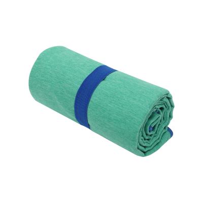 Cina Sport di verde del ODM che raffreddano gli asciugamani della palestra di Microfiber degli asciugamani per la spiaggia di viaggio in vendita