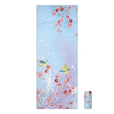 China Summer Microfiber Soft Beach Towel Affordable High Absorbency for sale