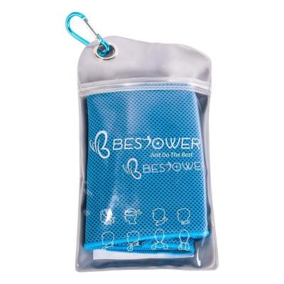 China ODM 60x120 Gym Sports Microfiber Cooling Towel With Company Logo for sale