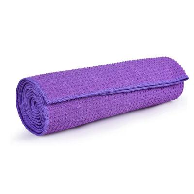 China Anti Slip Portable Microfiber Yoga Towel 61*183cm en venta