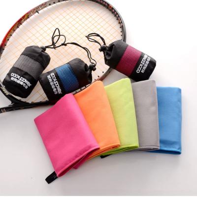 China Odm Suede Microfiber Swimming Towel Quick Dry Golf Cooling Towel Fast Drying for sale