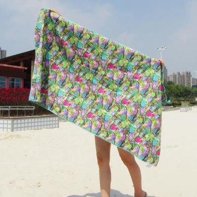 China Diseño de toalla de playa a granel suave Patrón personalizado y personalizable en venta