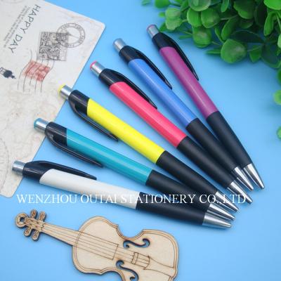 China Retractable ballpoint Pen Click Pen Office Supply for school and office Stationery OT- for sale