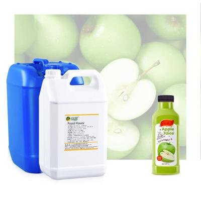 China 5 kg y 25 kg precio al por mayor Jugo y aceite de sabor para alimentos para bebidas de manzana verde en venta