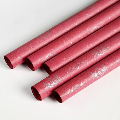 China Kundenspezifisches Druck-rotes frohes Farbschuh-Geschenk-dünnes Seidenpapier 17g, das für das Verpacken einwickelt zu verkaufen