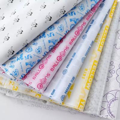 China Logo Printing Colorful Tissue Paper Wrap For Birthday Holiday Wedding Gift Clothes for sale