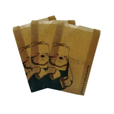 China Foods Translucent Biodegradable Wax Paper Bags With Adhesive Strip Gusset Glassine Envelopes for sale