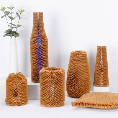 China Wood Pulp RHoneycomb Paper Protector Sleeve Recyclable Environmentally Friendly for sale