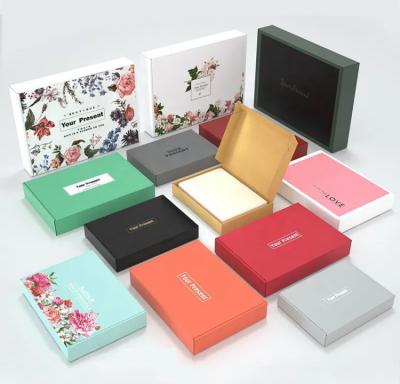 Китай UV Printing Logo Kraft Paper Box With Gold Card Paper Custom Color продается