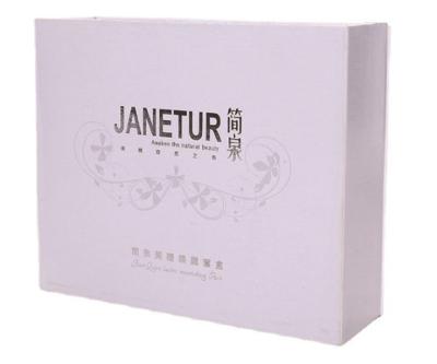 Cina Clamshell Magnetic Buckle Printed Paper Box Custom Cosmetic Gift Packing Box in vendita