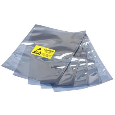 China Metallic Polyester / Polyethylene / Polypropylene ESD Shielding Bags With Customized Logo à venda