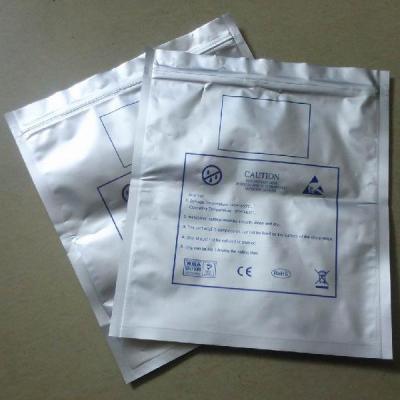 China 500PCS ESD Shielding Bags Zip Lock / Open Top Silver For Anti Static Protection à venda