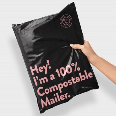 China Self Seal 100% Compostable Poly Mailer Bags Biodegradable Shipping Bags For Clothing à venda