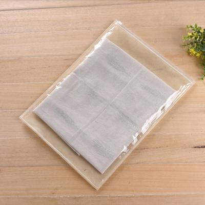 China Zipper / Top Closure CPE Packaging Bags Tear Resistant For Socks for sale
