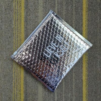 China Poly air zip slot plastic maat bubbel mailer postzak helder gekleurde opblaasbare pvc rits bubbelzak met logo Te koop