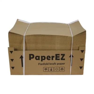 China Material de preenchimento de almofada de papel 100% biodegradável para máquina de preenchimento inteligente à venda