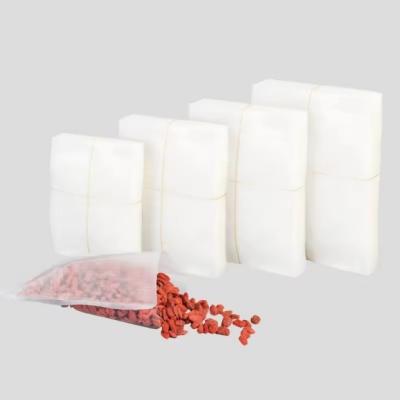 China Vacuum Embossed Sealed Plastic Storage Bag Three Sides Sealed Food Vacuum Bag Texture Embossed Vacuum Bag à venda
