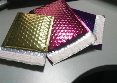 China 4 Layers Rose Gold Bubble Mailers , 380x330 #B4 Metallic Glamour Mailers for sale
