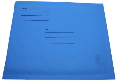 China Patterned Blue Kraft Bubble Mailers 215x260mm #E Acid Resistant Bubble Wrap Packaging Envelopes for sale