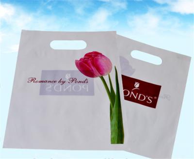 China Plastic Shopping Bags With Handles , Custom Plastic Merchandise Bags for sale