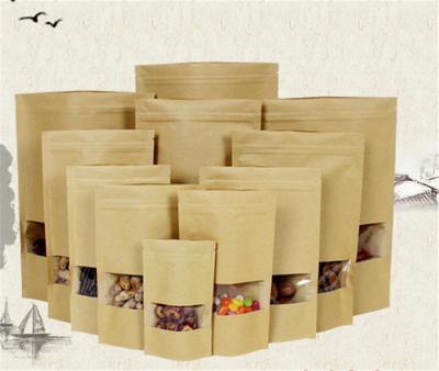 中国 カスタマイズされたジッパーのクラフト紙は破損のノッチの食品包装の袋を立てます 販売のため