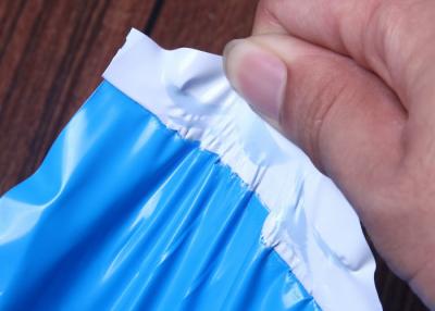 China El anuncio publicitario Co-sacado azul de la película empaqueta los sobres plásticos para fijar a prueba de humedad en venta