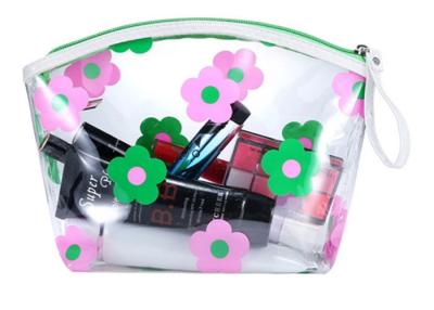 China Coloreful Custom Printed Pvc Zipper Bag , Cosmetic Packaging Travel Bag for sale