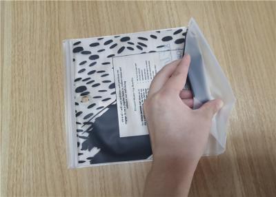 China Zipper Closure PVC Packaging Bags Waterproof For Travel Shower Cap for sale