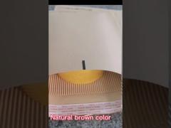 Natural brown Corrugated paper padded mailer