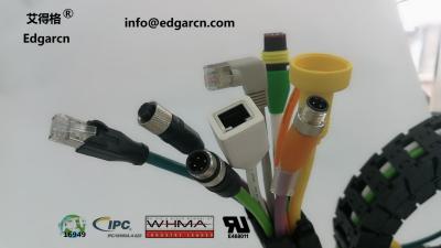 China Pur / Tpu Canopen Cable M12 A Coding Male To Female Length 1500mm With Shiled for sale