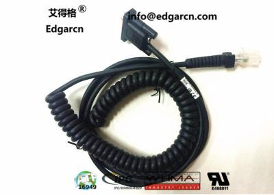 China Black Data Transfer Cable 8-0736-80 Vx810 , Pvc Oem Wiring Harness For Verifone for sale