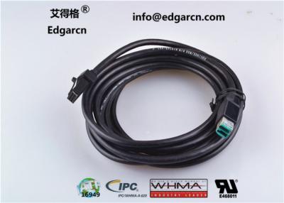 China Pvc Electronic Wiring Harness Usb Power Cable Black Color For Verifone for sale