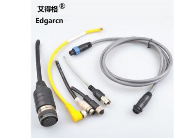 Chine Ensembles de câbles moulés sur mesure par injection, connecteur de câble étanche M12 à vendre