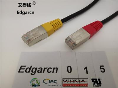 China Cable de red de ensamblajes de cables Cat5 a medida Rj45 para la comunicación de datos en venta