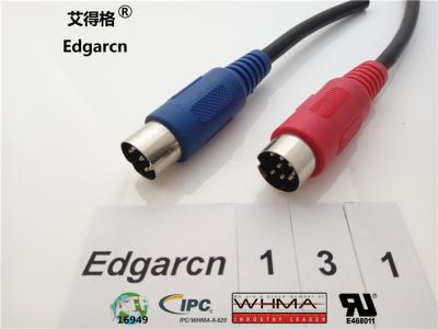 Chine Câble d'alimentation fait sur commande de DIN d'assemblages de fil de moulage par injection avec le service d'OEM / Odm à vendre