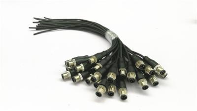 China Over - Molded Circular Connector Cable Assembly M12 Sensor Cable Length 100 / 200mm for sale