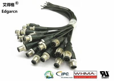 China Circular Connector M12 Cable Assembly for sale