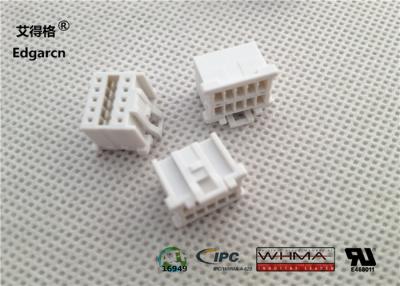 China 22awg - 28awg Molex 10 Pin Connector , White Receptacle Housing Connector for sale