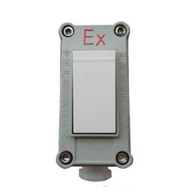 China 86 Type Explosion Proof Wall Lighting Switch Industrial Aluminum Alloy Box en venta