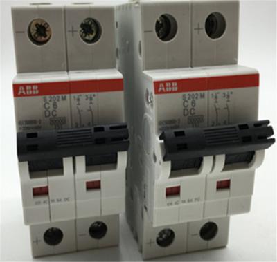 China Interruptor de circuito en miniatura ABB serie S200 10kA MCB AC DC Aplicaciones en venta