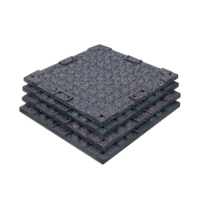 China 2020 New Style PP+PE Anti Slip Wear Resistant Gym Flooring Rubber Mat à venda