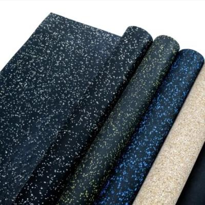 China Modern 8mm 10mm High Quality Indoor Exercise Gym Flooring Rubber Rolls for sale