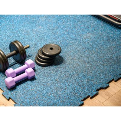 China Gymnasium EX High Density Compound Stain EPDM Rubber Flooring Tiles For GYM Flooring Rubber Mats for sale