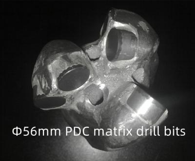 China ISO Certified Matrix Body PDC Drill Bit 56mm Diameter for Stone Drilling for sale
