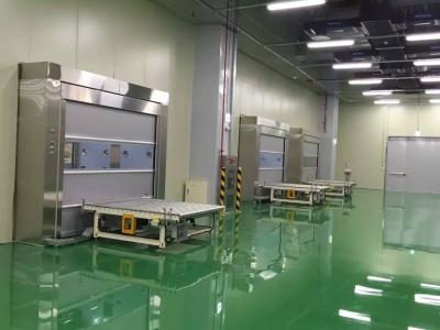 China Industrial Pvc Rapid Roller Doors Motor Operate Fast Speed Shutter Curtain for sale