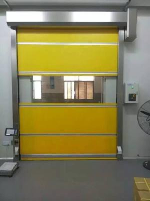 China Wind Resistance High Speed  Door Rapid Roller Doors 0.5-1.5m/S Opening Close  Excellent Insulation for sale