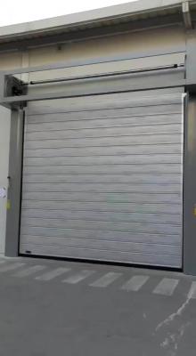 China IP 54 Protection Class 0.20 Meter / Second galvanized Industrial Insulated Sectional Doors for sale