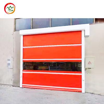 China Rapid Shutter High Speed PVC Door 1176pa Self Repair Heat Resistance Rust Proof for sale