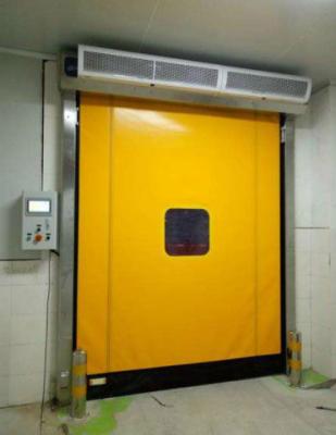 China Industrial Automatic Rapid Rolling Shutter Door High Speed Zipper PVC Photo Sensor for sale